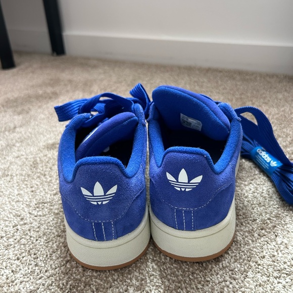 adidas Campus Suede Sneakers in Blue & White - Picture 7 of 7